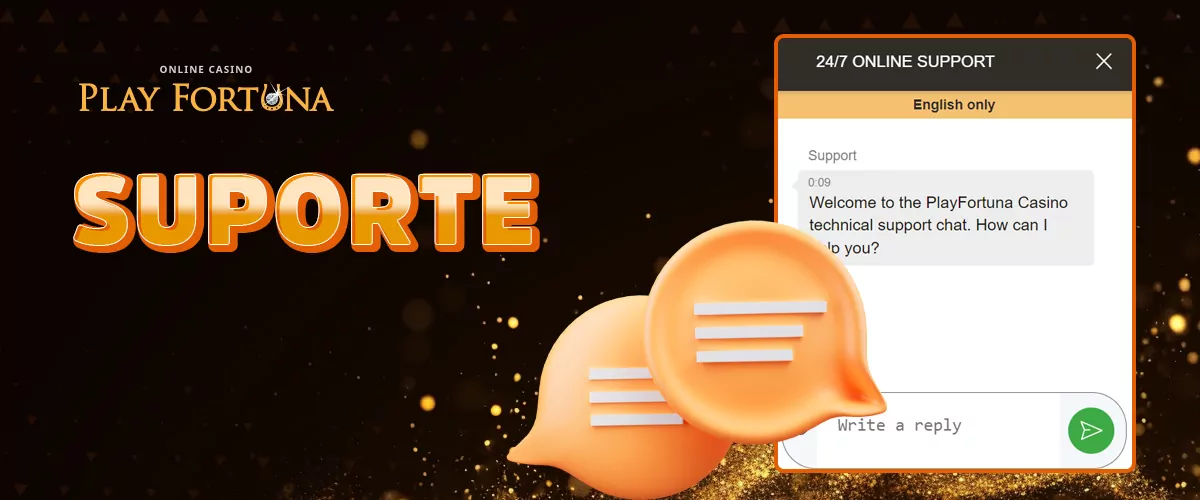 Contactos de apoio do casino online e da casa de apostas Play Fortuna